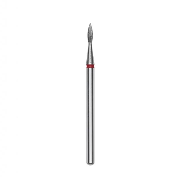 FIAMMA APPUNTITA Ø 1.8mm - lunghezza punta 8mm | Punta per fresa diamantata rossa