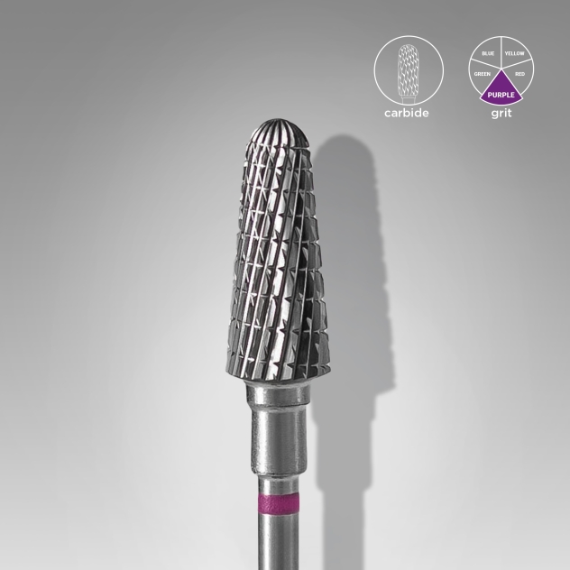 CARBIDE TRONCO Ø 6mm - lunghezza punta 14mm | Punta per fresa carbide viola