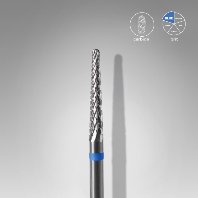 CARBIDE CONO Ø 2.3mm - lunghezza punta 14mm | Punta per fresa blu