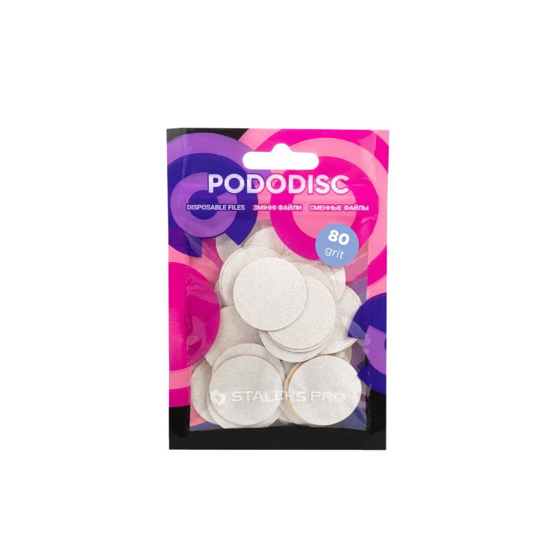Ricariche Pododisc Bianche Staleks – Misura L 25 mm (50 pz) – 80